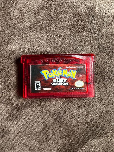 pokemon ruby game boy advance|pokemon ruby pricecharting.